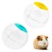 Hamster Exercise Ball 5.7 Inch Hamster Jogging Ball Pet Clear Exercise Wheel Running Ball 2-Pack Hamster Activity Ball for Mice Rat
