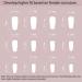 Ruarby False Nails Full Cover Nail Tips Butterfly Press On Nails French Tip False Nails Stick on Nails DIY Manicures Supplis - Buy Online on SooperMarket.com