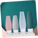 Flexible Silicone Squeeze Bottles Set - Travel Toiletries & Makeup Storage - Ideal for Lotion and Cosmetics - Buy Online on SooperMarket.com