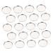 WOFASHPURET Women Supplies 50pcs Eye Shadow Disk Makeup Containers Travel Makeup Tin Empty Eyeshadow Plates Highlighter Miss