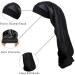 Shop Ladaypoa Long Satin Sleeping Cap - 2 Large Women's Sleep Hats for Long Braids | Extra Large Soft & Convenient Black + Deep Purple - Buy Online on SooperMarket.com