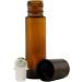 6 Pack 10ml Empty Roll on Glass Bottles with Stainless Steel Roller - Refillable Amber Color Roll On for Fragrance & Essential Oil - Buy Online on SooperMarket.com
