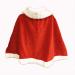 Christmas Cape for Women and Girls | Thicken Velvet Santa Cloak Shawl - Red - Buy Online on SooperMarket.com