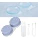 Tmishion Portable Contact Lens Container Set | Travel-Friendly Mini Lens Case with Clip-On Solution Bottle - Buy Online on SooperMarket.com