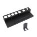 HAPINARY Curling Iron Rack Curler Wall Rack Salon Curlers Holder Blow Dryer Stand Stainless Steel Black