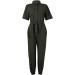 Mimacoo Green Overall Jumpsuit Set for Women - Short Sleeve Shirts and Long Pants Outfit - Size Large - Buy Online on SooperMarket.com
