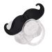 Schnuller Schnurrbart Schnuller 0-6 months Silicon Schnuller Baby mustache baby mustache portable mini pacifier with cute lips and beard environmentally friendly (11 curly beard)