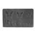 Nail Carving Mold Creative Shape High Toughness Silicone 3D Nail Art Bear Butterfly Manicure Tools for Home - 2