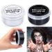 BOBISUKA Halloween Makeup Kit Black White Face Body Paint + Scar Wax + Fake Blood + Elf Ears + Vampire Teeth - Cosplay Face Paint Set - Buy Online on SooperMarket.com