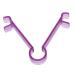 BELLIFFY Lip Muscle Trainer Lips Lips Trainer Mouth Trainer Face Exerciser Mouth Muscle Tightener Lip Exerciser Mouth Tightener Lips Muscle Exerciser Lips Shaper 9.30X7.70X1.50CM Purple