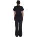 Vital Threads Women's Scrubs Set - V-Neck Top & Drawstring Pant - Black - Size XL - Buy Online on SooperMarket.com