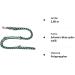 Dogeline Double Leash for Medium Dogs up to 45kg - 39 Colors 2.80m Stable Practice Line | Durable Black Blue Green & White Options - Buy Online on SooperMarket.com