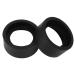 Microscope Accessory Eyepiece Eyeshields, 36mm Inner Diameter Black Rubber One Pair Eyepiece Guard, for Protecting Eyes for 32-36mm Stereo Microscope(KP-H2 Flat Angle)