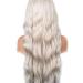 BGHJUE Platinum Blonde Wig with Baby Hair 26 Inch Synthetic Lace Front Wig Glueless Heat Resistant WIGS for Women (Color: 1 Size: 18inches) -22inches_1 124inches