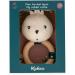 Kaloo KDoux Baby Bite Ring - FSC Wood Plush Rabbit with Bell - Sensory Development Toy for Infants - Nature Motif - K216000 White - Buy Online on SooperMarket.com