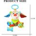 Hanging Car Seat Stroller Toy with Teether - Soft Plush Dog Design for Babies 6-12 Months | Soothing Teething Toy for 3-6 Months | Newborn Gifts for Boys and Girls - Buy Online on SooperMarket.com
