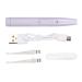 Kids Ear Wax Removal Spoon USB Rechargeable Ear Cleaner Safe Flashlight Round Tip LED Ear Pick Spoon with Storage Case Purple for Adults Kids