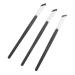 MUSISALY 3pcs Set Angled Concealer Brush Eyeshadow Brush Under Eye Concealer Brush Angled Eyebrow Brush Wood