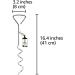 SunGrow Heavy-Duty Steel Dog Tie-Out Cable and Stake Spiral Ground Anchor Spike with 360 Rotating Ring Dog Tether Travel Accessories Outdoor Yard Camping Accessories for Dogs up to 80 Pounds - Buy Online on SooperMarket.com