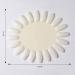 400 Nail Polish Sticks - White/Clear Nail Art Tips Display and Practice Wheel - Buy Online on SooperMarket.com