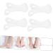 Sleeve Protectors 8 Pcs with Big Splitter, Thumb Protector, and Hallux Valgus Separators - Convenient Straps for Men - Soft Elasto Gel - Transparent - 23.5x2.3cm - Set of 2 - Buy Online on SooperMarket.com