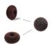 Buy Dilisen Extra Small Hair Knot Manufacturers for Kids | 6 PCs Chignon Hair Donut Sock Bun Shape Mini Dark Brown Donut Shaper for Short & Thin Hair - 2.4 Inches - Buy Online on SooperMarket.com