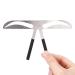 European Style Eyebrow Shaping Stencil Kit | Reusable Stainless Steel Template for Salon and Home Use - Buy Online on SooperMarket.com
