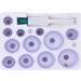 Premium Chinese Cupping Therapy Set with Pump - 12-Piece Transparent Massage Cups for Wrinkle Reduction (25x20x9 cm) - International Shipping Available - Buy Online on SooperMarket.com