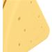 Powder Puff Holder Portable Silicone Easy to Clean Triangle Makeup Puff Container Smooth Opening Dustproof for Home Travel (Yellow) - Buy Online on SooperMarket.com