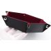 Folding Hexagon Dice Tray with Red Velvet Rolling Surface - Perfect for DND Dice Games and Storage - Buy Online on SooperMarket.com