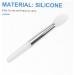 MAGICLULU 12pcs Silicone Lip Brush Travel Lip Brush Lip Makeup Brush Silicone Lip Scrubber Mini Tools Lip Applicators Lip Mask Applicator Flat Silica Gel White Concealer Brush 5.00X1.00X0.50CM White - Buy Online on SooperMarket.com