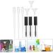 WOONEKY 9 Set Empty Mascara Bottle Eyelash Cream Tube Eyelash Growth Oil Bottle Tube Bottle Abs Transparent - Buy Online on SooperMarket.com