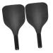 2pcs Hair Mask Cover Hair Sprays Hairspray Masks Haircut Mask Protector Hair Cutting Protector Barber Mask Hair Spray Protective Black Plastic