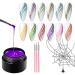 Desikixudy 23 Piece Set Acrylic Set UV Gel Nail Polish Painting Brushes Dotting Pen Kit Manicure Clean Brush Tool - Buy Online on SooperMarket.com