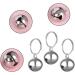 Partns Silver Dog Bells - 5 Pack Jingle Bells for Dog Collars & Decor | Durable Metal Key Rings - Buy Online on SooperMarket.com