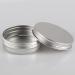 Zeoabsy 10-Piece 100ml Silver Aluminum Tins - Screw-Top Containers for Cosmetics Candles & Ointments | Includes 5 Spatulas & 1 Etiquette - Buy Online on SooperMarket.com