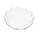 1pc Kitchen Stylish Delicate Irregular Salad Bowl Creative Fruit Glass Transparent