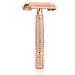 Kanzy Butterfly Rose Gold Safety Razor for Women & Men - Double Edge Single Blade Metal Reusable Shaving Kit for Perfect Shave - Buy Online on SooperMarket.com
