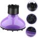 NOLITOY Hair Dryer Diffuser - Silicone Curly Hair Tool - Travel-Friendly Volume Hood - Purple Nylon Gale for Perfect Curls - Buy Online on SooperMarket.com