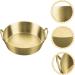 Alipis Amphora Snack Plate Tomato Stainless Steel Round re-usable 13.7x12.2CM Gold - Buy Online on SooperMarket.com