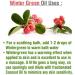 Crysalis Wintergreen (Gaultheria Procumbens) Oil |100% Pure & Natural Undiluted Essential Oil Organic Standard|for Undiluted Therapeutic Grade |Aromatherapy Oil| for All Skin Types- 30ml with Dropper - Buy Online on SooperMarket.com