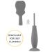 2 Pack Silicone Baby Diaper Cream Brush & Spatula Set - Gray & White | Butt Paste Applicator for Newborns - Buy Online on SooperMarket.com