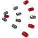 Brishow Christmas Snow Press on Nails - Antler Short Red Fake Nails 24pcs - Buy Online on SooperMarket.com