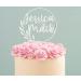 Personalized Cake Topper with Name - Natural Wood Decoration | Birch Multiplex Acrylic Accessory for Any Occasion - Buy Online on SooperMarket.com