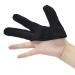 minkissy 1pc Hairdressing Three Finger Cover Hairdressing Finger Glove Hair Straightener Glove Tool Curling Wand Billiard Straightener Gloves Hair Dye Gloves Hairdressing Finger Cover Hand Black 11x10cm - Buy Online on SooperMarket.com