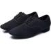 HIPPOSEUS Men's Ballroom Dance Shoes Latin Tango Rumba Low Heel - Black Suede Sole | Model M2 7.5 - Buy Online on SooperMarket.com