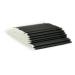 NOLITOY 100pcs Wand Applicator Eyeliner Makeup Brushes Eye Shadow Brush Disposable 15cmX10cm Black