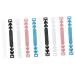 Magiclulu 10 pc hanging ear aid extension adjustment mask extension belt mask extension strap mask extension buckle Elder rings ELASTIC CHANGE Setting strap 15x1.5cmx2pcs