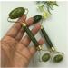Jade Facial Massage Roller - Natural Anti-Aging Skin Tightening Massager for Face Neck & Eyes | 5.5 Inch Golden - Home Decoration - Buy Online on SooperMarket.com