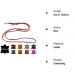 Premium Adjustable Dog Leash 5m x 15mm for Small & Large Dogs - Durable Fat Leather Double Leash Design Red - Buy Online on SooperMarket.com